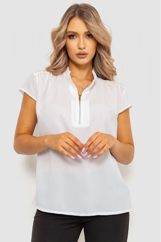 Купити Блуза жіноча, колір молочний, 119R328 оптом - Фото №1