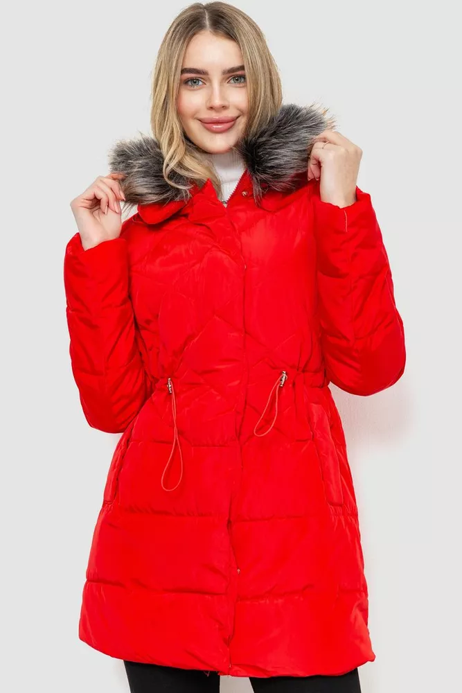 Купити Куртка жіноча, колір червоний, 235R8803-3 - Фото №1