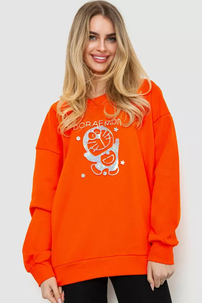 Купить Батник женский, цвет оранжевый, 129R1417-1 - Фото №1