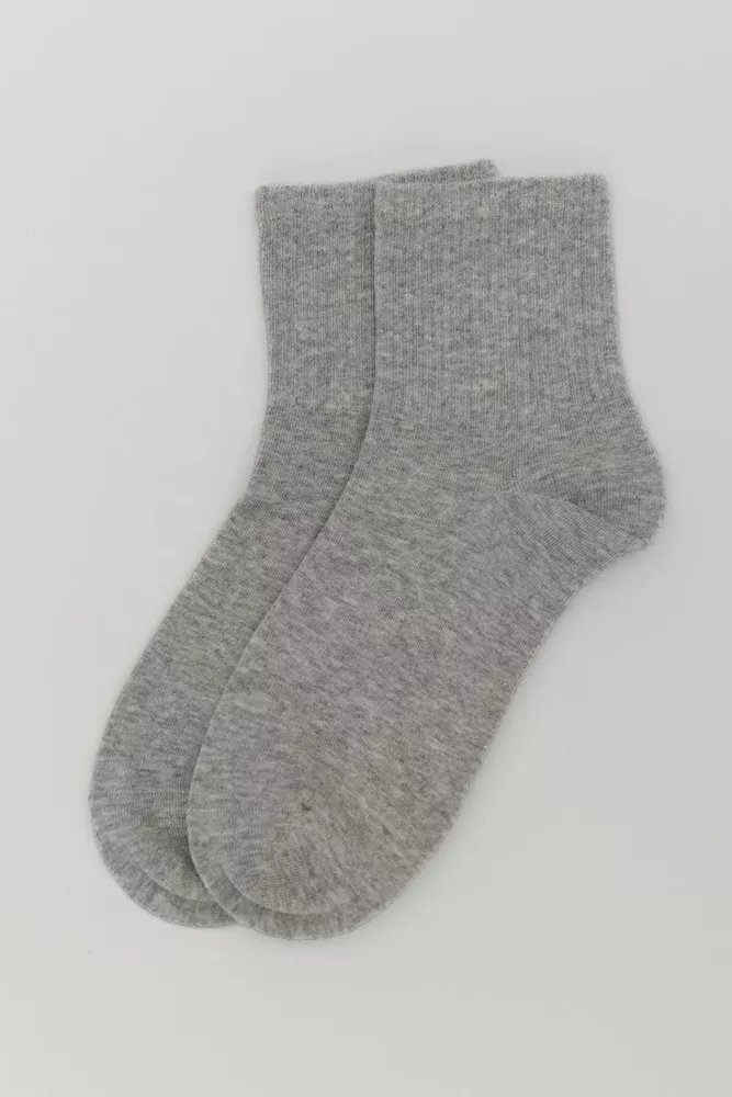 Купити Шкарпетки жіночі, колір сірий, 151RBY-289 оптом - Фото №1