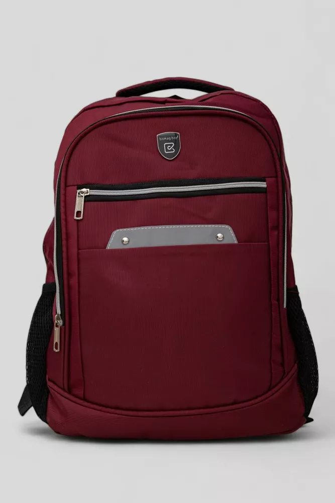 Купити Рюкзак шкільний, колір бордовий, 243RB300-6 - Фото №1