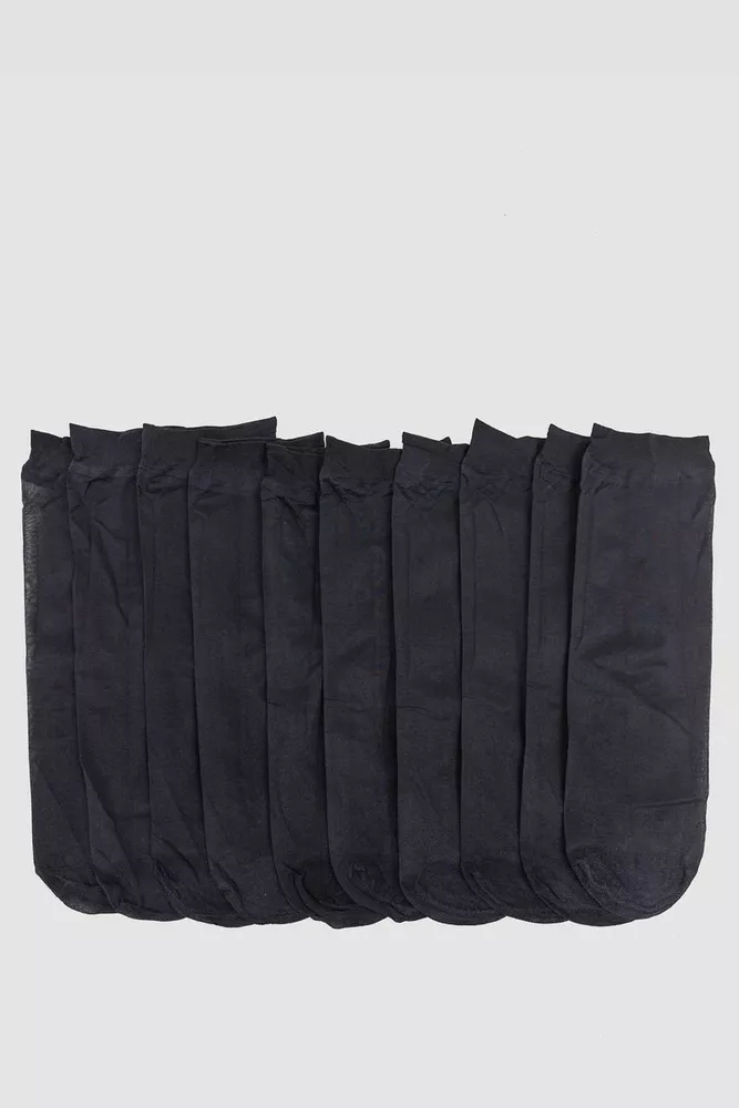 Купити Комплект жіночих капронових шкарпеток 5 пар, колір чорний, 139R001-5 - Фото №1