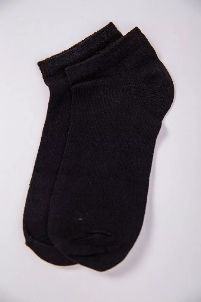 Купити Жіночі короткі шкарпетки, чорного кольору, 151R5080 - Фото №1