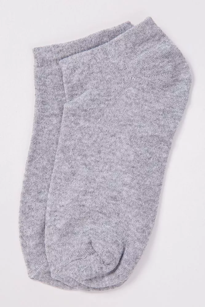 Купить Женские короткие носки, серого цвета, 151R5080 - Фото №1