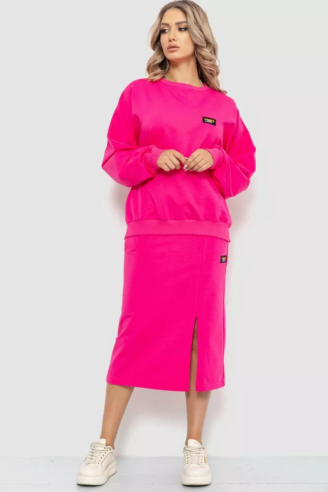 Купити Костюм жіночий повсякденний, колір рожевий, 115R0517 оптом - Фото №1