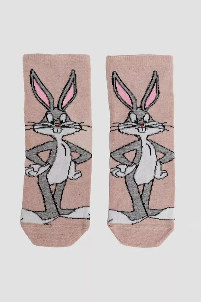 Купити Шкарпетки жіночі, колір пудровий, 167R360 оптом - Фото №1