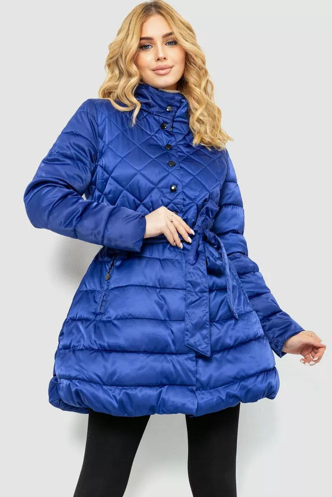 Купити Куртка жіноча демісезонна, колір синій, 235R010 оптом - Фото №1