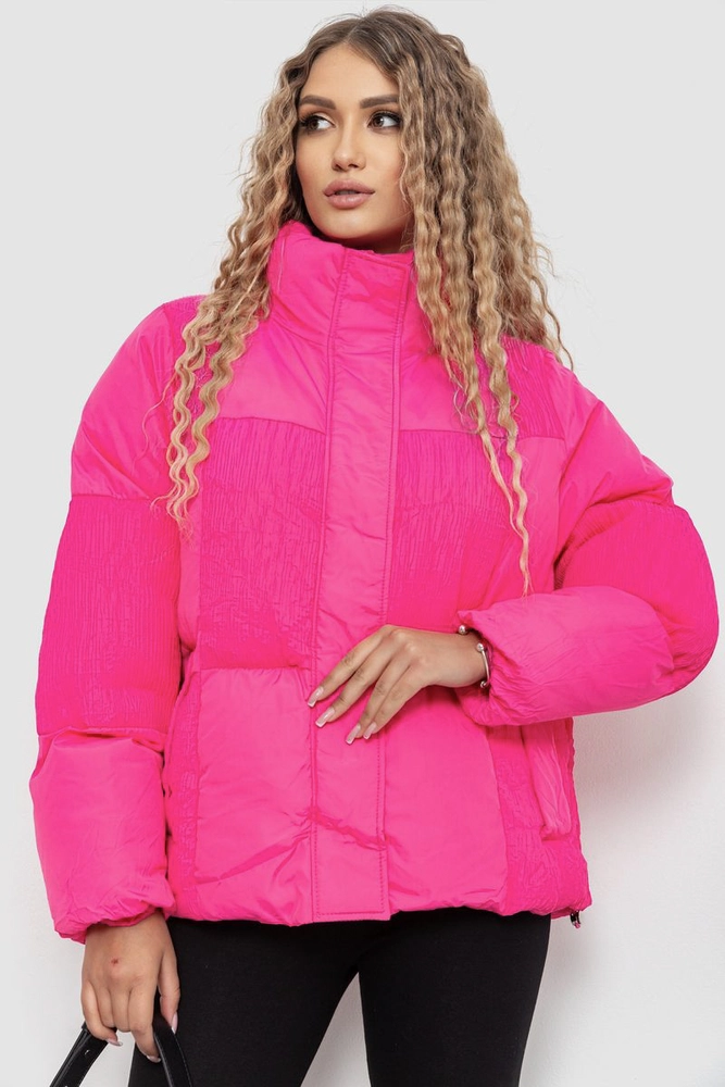 Купить Куртка жененская демисезонная, цвет розовый, 129R8017 оптом - Фото №1