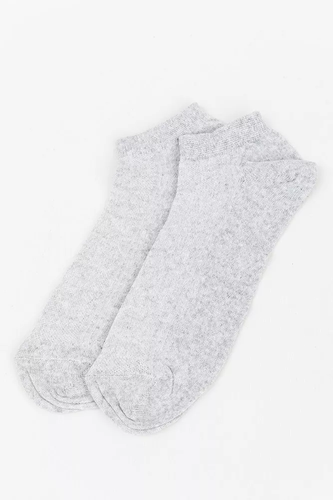 Купити Шкарпетки чоловічі короткі, колір світло-сірий, 131R1260 оптом - Фото №1
