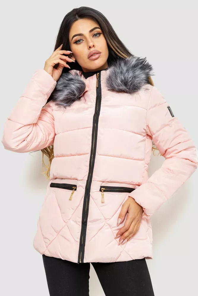 Купити Куртка жіноча, колір світло-рожевий, 235R8605 - Фото №1