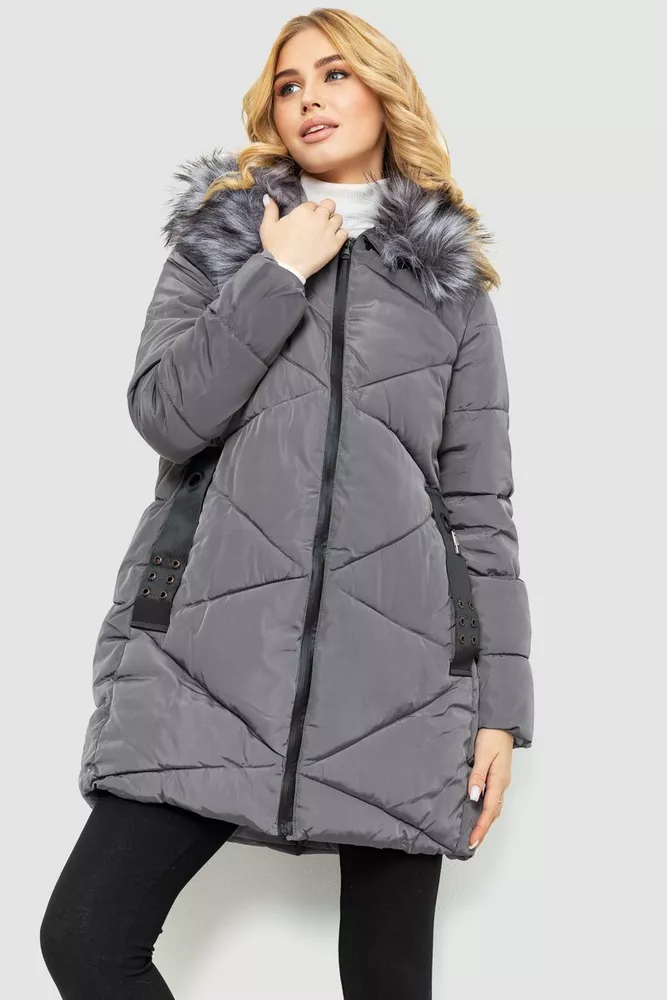 Купити Куртка жіноча, колір сірий, 235R17007 - Фото №1