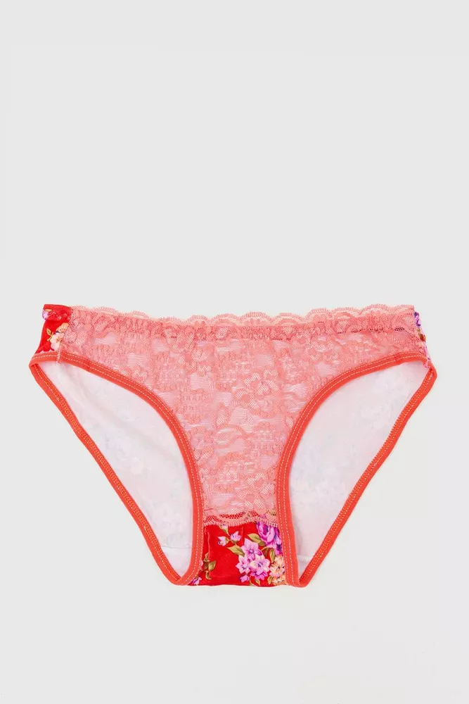 Купити Труси жіночі, колір коралово-рожевий, 131R651 - Фото №1