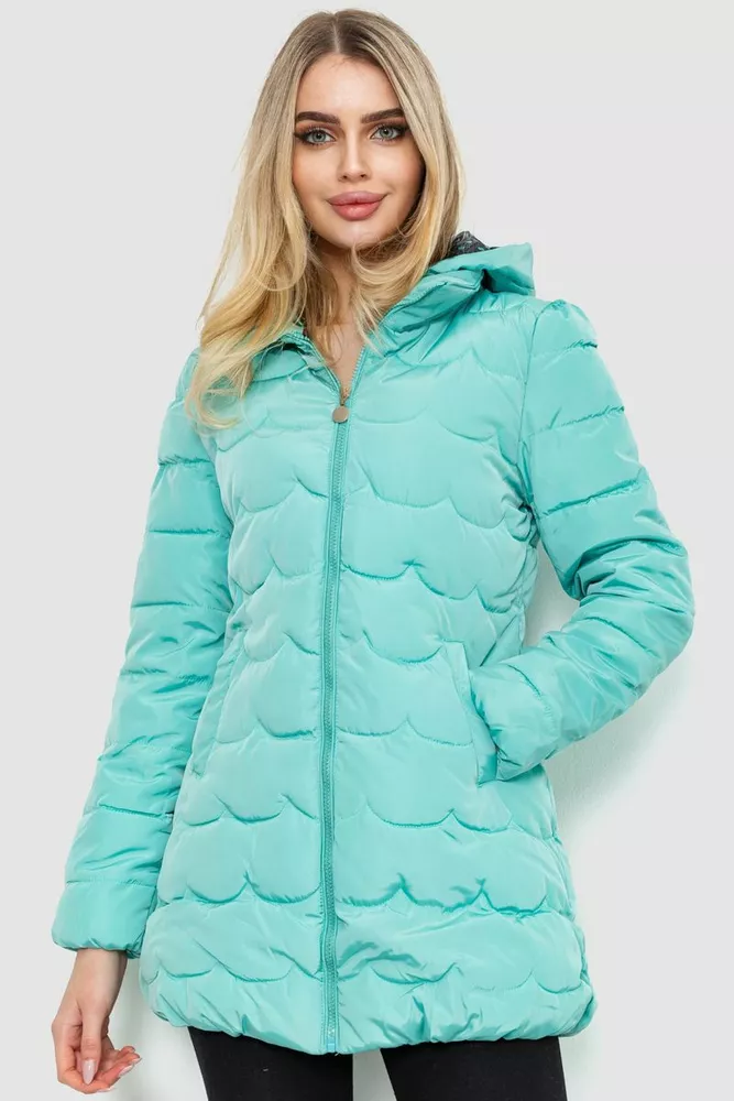 Купить Куртка женская демисезонная, цвет мятный, 243R07111 оптом - Фото №1