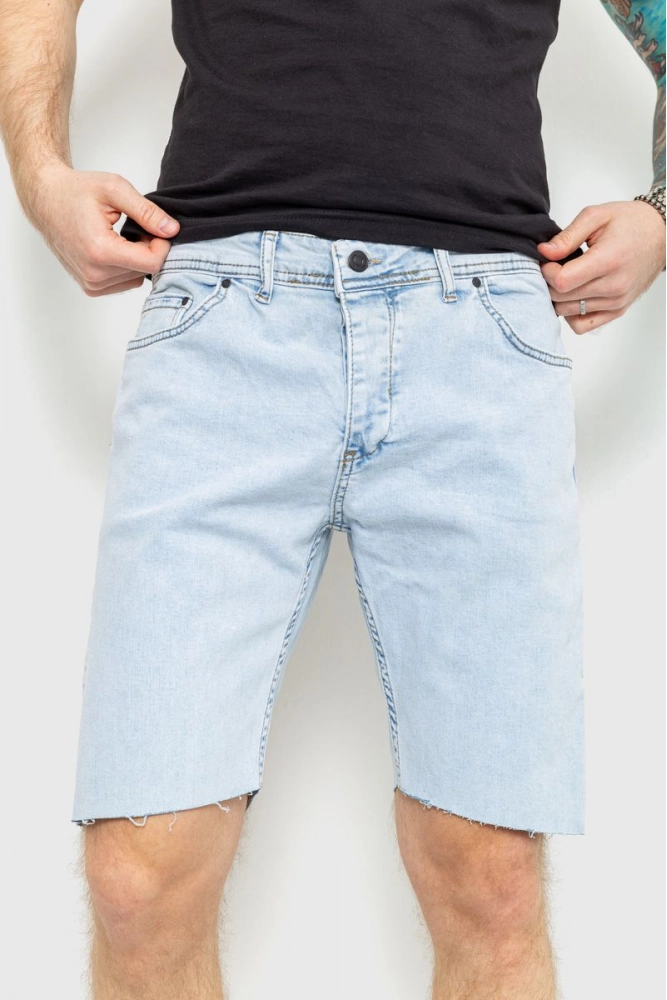 Купити Шорти чоловічі джинсові, колір світло-блакитний, 157R515-20 - Фото №1