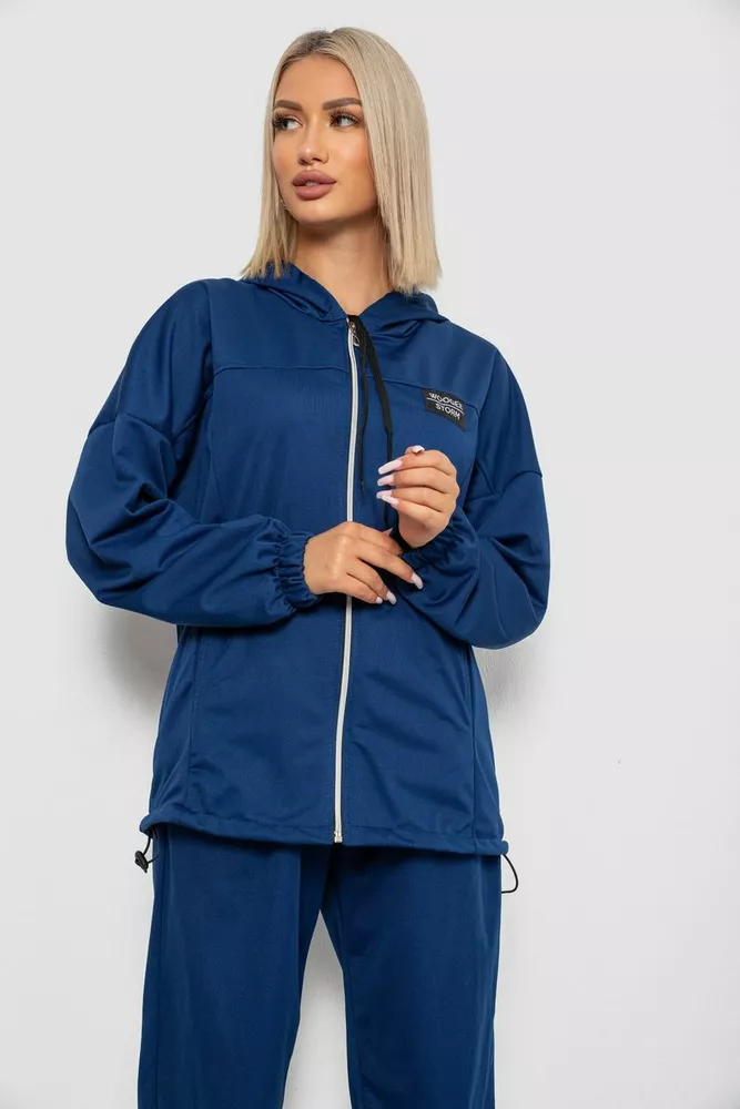 Купити Спортивний костюм жіночий, колір синій, 238R114-2 - Фото №2