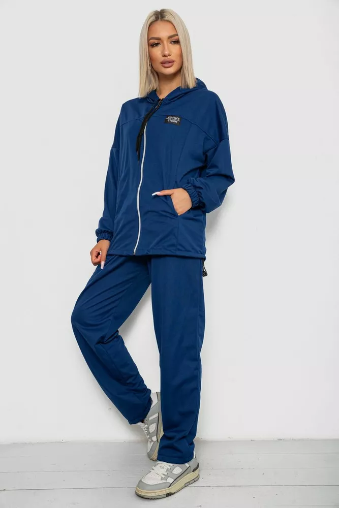 Купити Спортивний костюм жіночий, колір синій, 238R114-2 - Фото №3