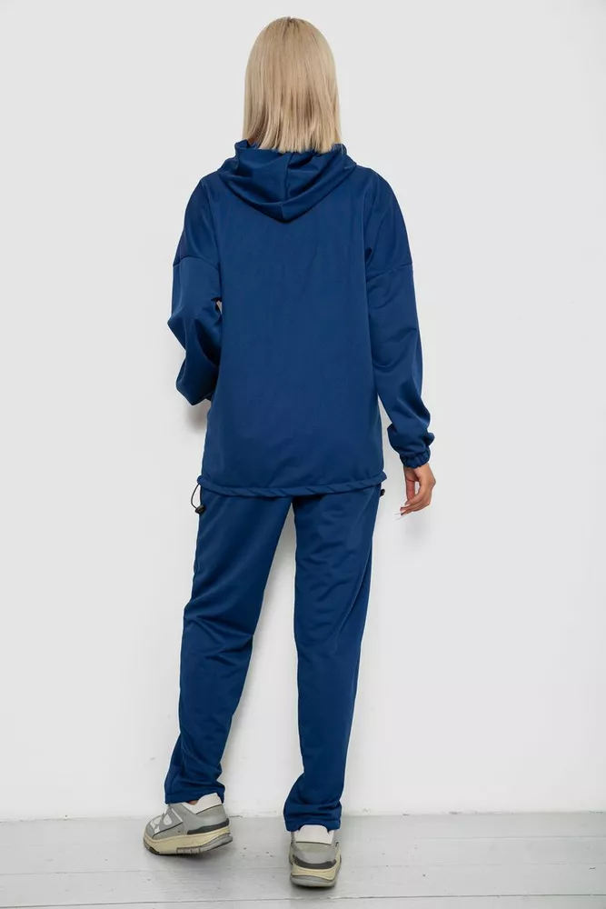 Купити Спортивний костюм жіночий, колір синій, 238R114-2 - Фото №4