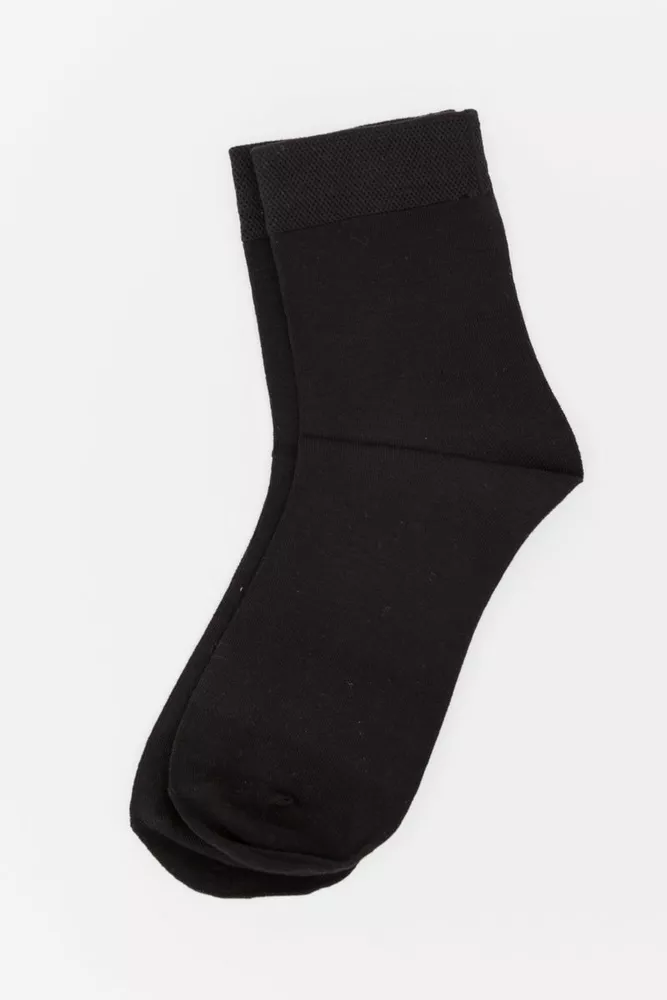 Купити Шкарпетки чоловічі, колір чорний, 151R985 - Фото №1