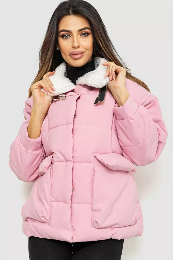 Купити Куртка жіноча демісезонна, колір рожевий, 235R915 - Фото №1