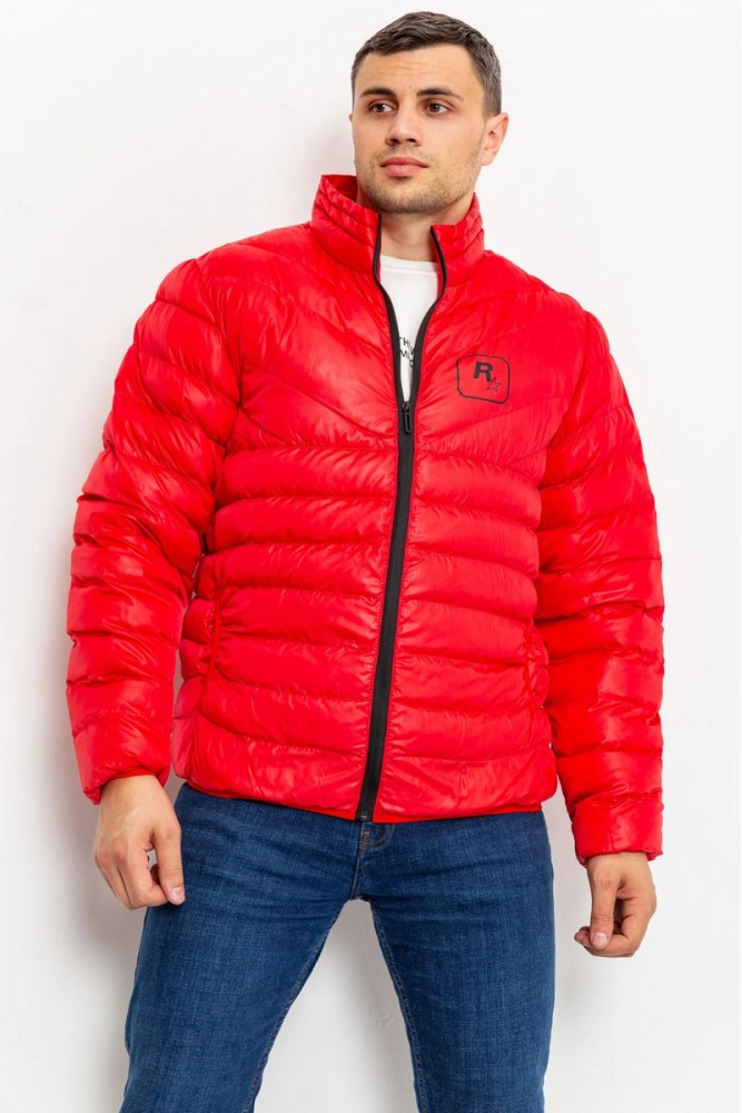 Купити Куртка чоловіча демісезонна, колір червоний, 216R001 - Фото №1