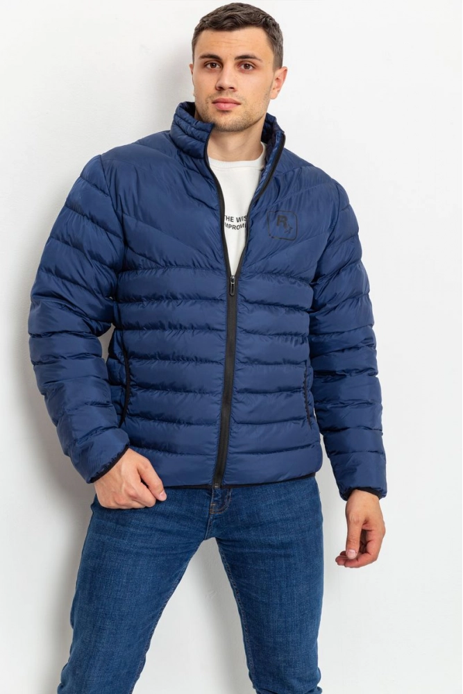 Купить Куртка  мужская демисезонная, цвет синий, 216R001 - Фото №1