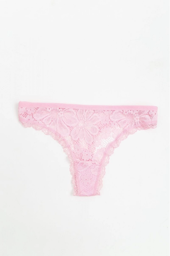 Купити Труси жіночі стрінги, колір світло-рожевий, 131R4179 - Фото №1