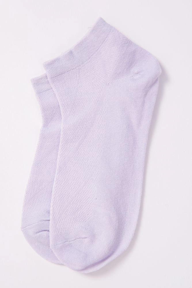 Купить Женские короткие носки светло-сиреневого цвета 151RB2202 - Фото №1