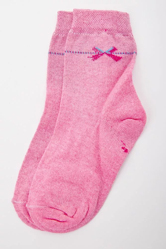 Купить Детские носки для девочек, розового цвета, 167R620 - Фото №1