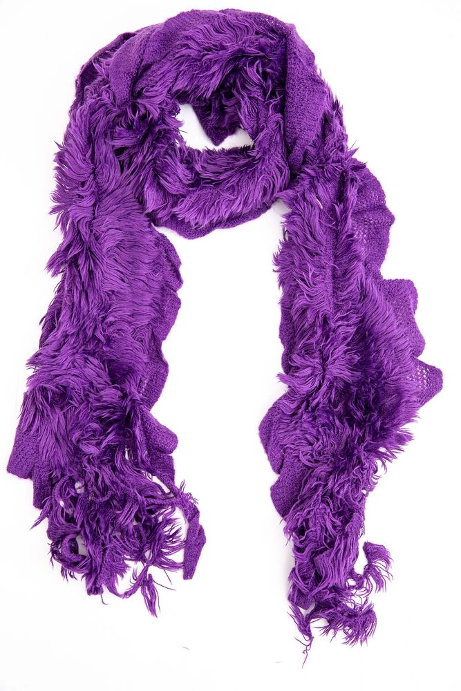 Купити Шарф жіночий, колір фіолетовий, 154RR-33 оптом - Фото №1