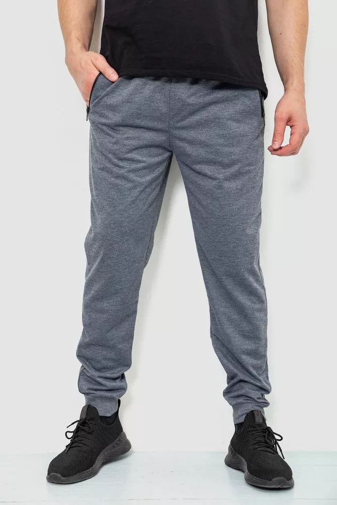 Купить Спорт штаны мужские, цвет серый, 244R4779 - Фото №1