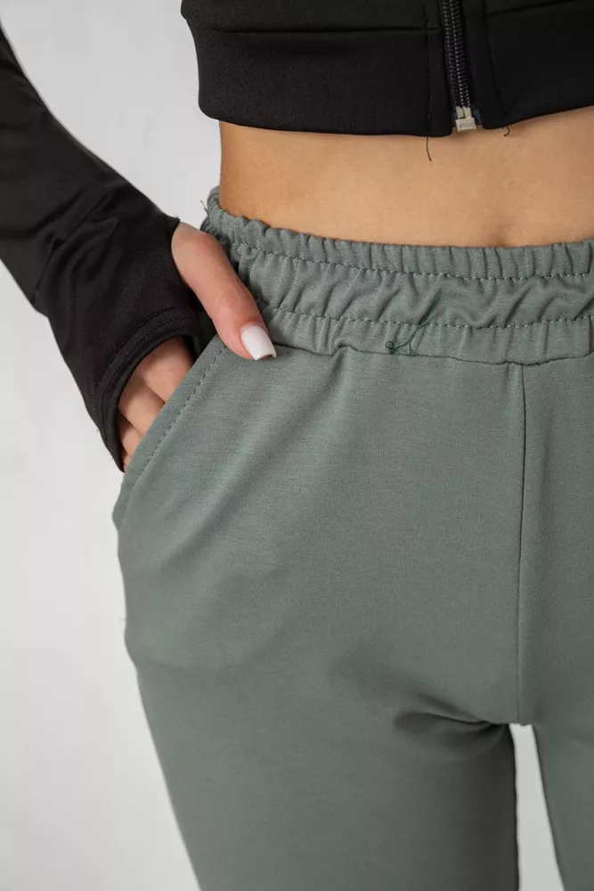 Купити Спортивні штани жіночі, колір оливковий, 238R345 - Фото №5
