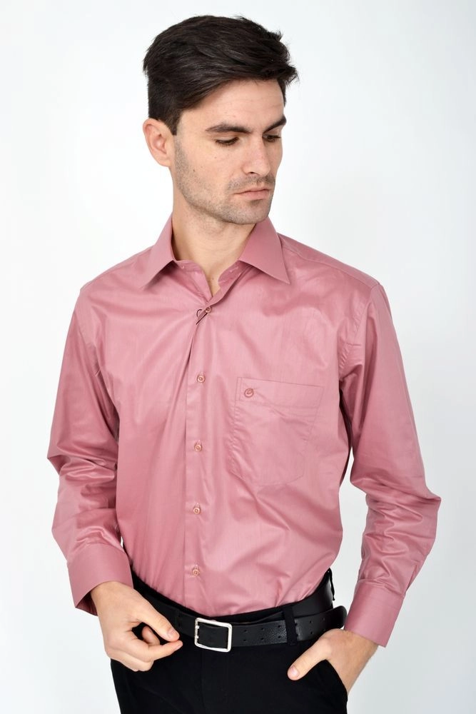 Купить Рубашка  - уценка, цвет лиловый, 113ROM102-U - Фото №1