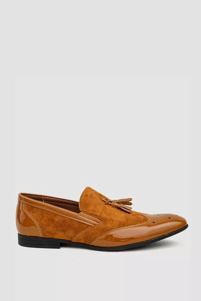 Купити Туфлі чоловічі, колір коричневий, 243RGA6062-9 - Фото №1