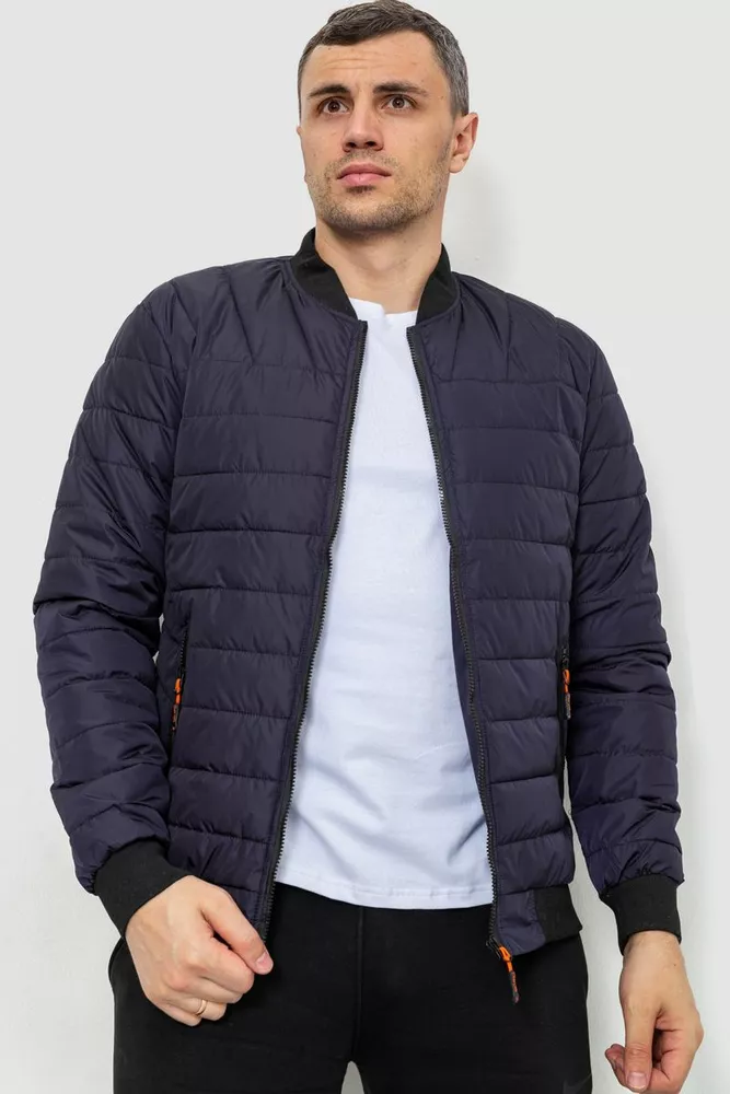 Купить Куртка мужские демисезонная, цвет темно-синий, 234RA45 - Фото №1
