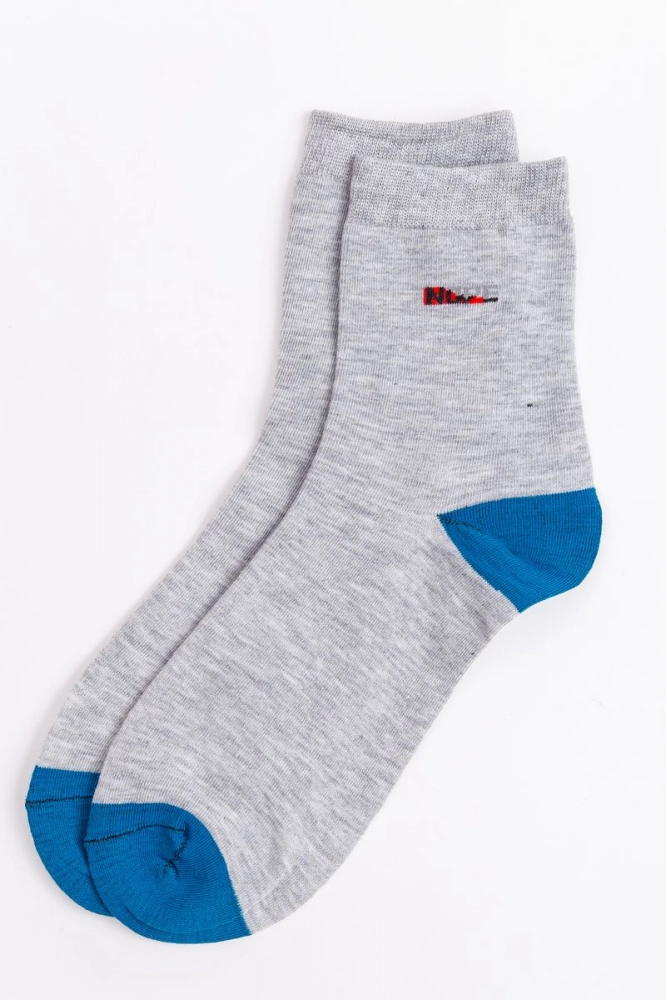 Купити Шкарпетки чоловічі, колір світло-сірий, 131R21-2-05 - Фото №1