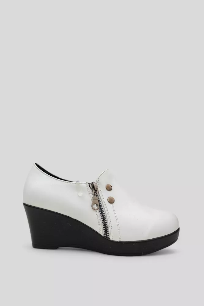 Купить Туфли женские, цвет молочный, 243RA55-3 - Фото №1