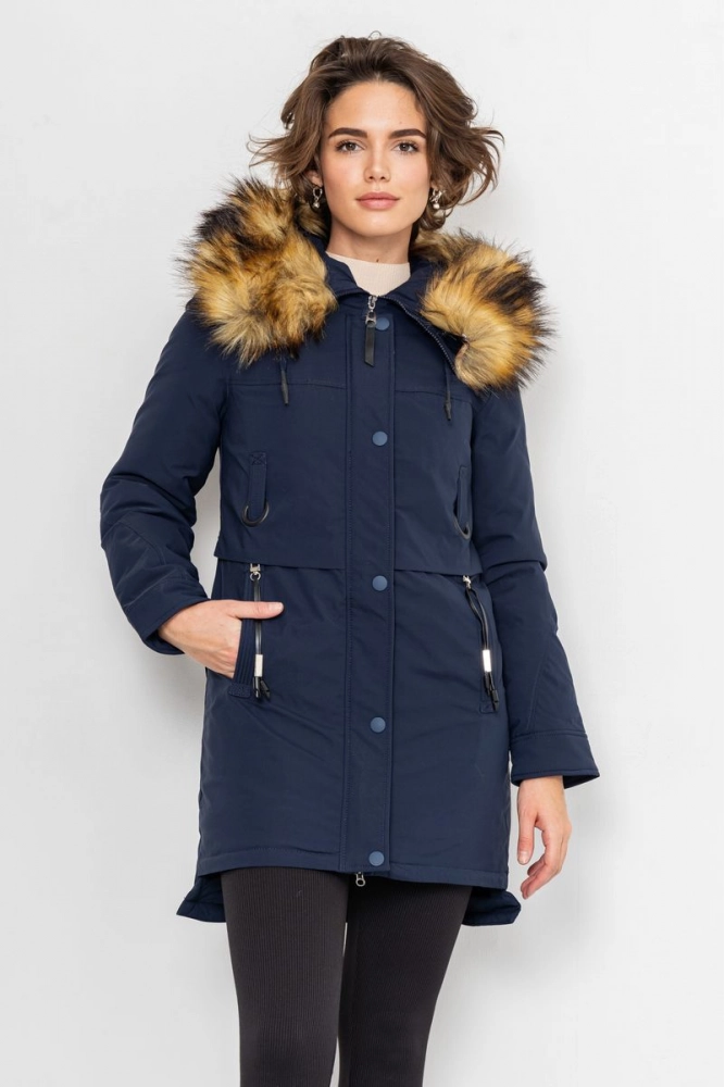 Купити Куртка жіноча, колір темно-синій, 224R19-23 - Фото №1