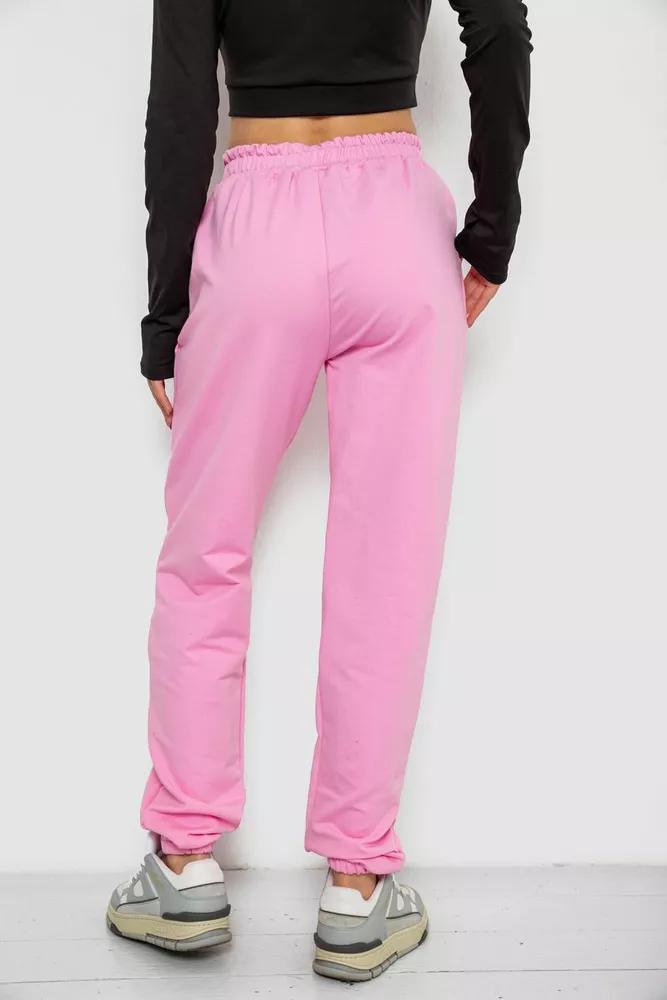 Купить Спортивные штаны женские, цвет розовый, 238R325 - Фото №4