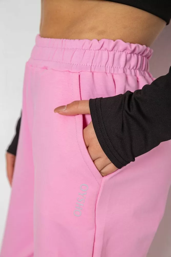 Купить Спортивные штаны женские, цвет розовый, 238R325 - Фото №5
