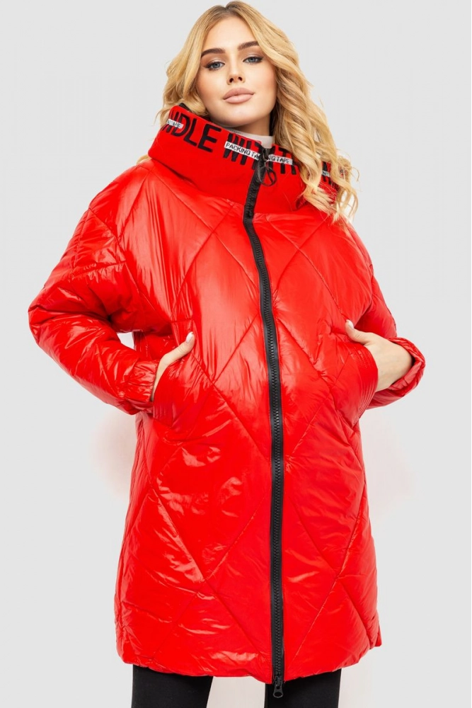 Купити Куртка жіноча, колір червоний, 235R6149 - Фото №1