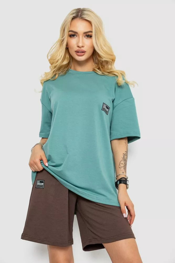 Купити Костюм жіночий повсякденний  -уцінка, колір оливковий, 241R5004-1-U-2 - Фото №1