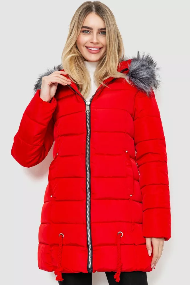 Купити Куртка жіноча, колір червоний, 235R8811 оптом - Фото №1