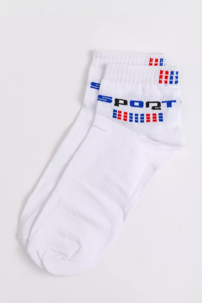Купити Шкарпетки чоловічі, колір білий, 131R541 - Фото №1