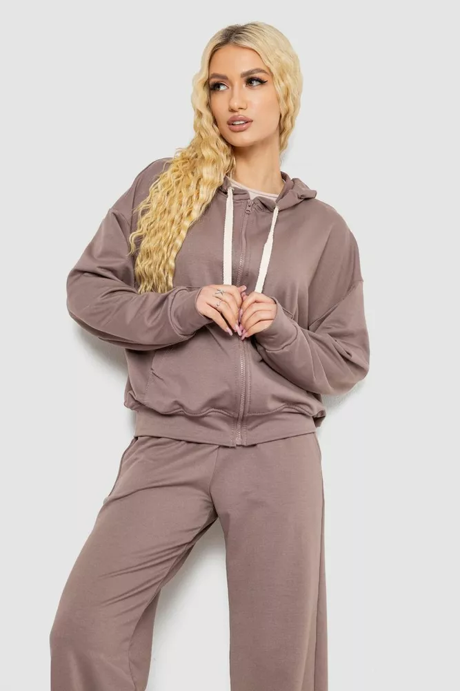 Купить Спортивный костюм женский  -уценка, цвет мокко, 241R2001-10-U - Фото №2