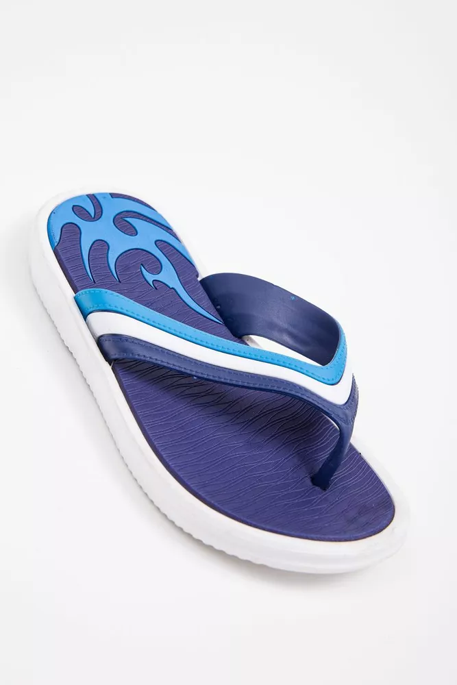 Купити Чоловічі пляжні в'єтнамки, синього кольору, 190RSU2253 - Фото №1