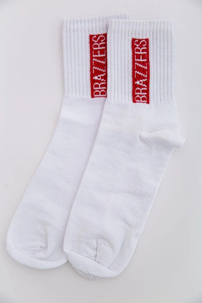 Купити Шкарпетки чоловічі, колір білий, 151R026 - Фото №1