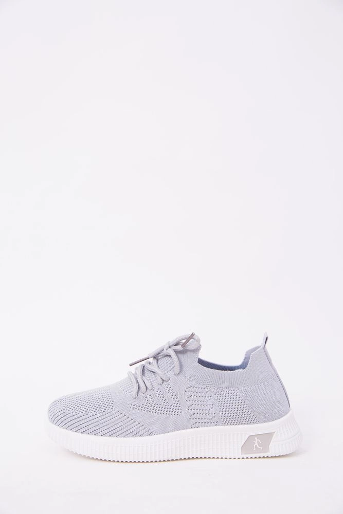 Купити Кросівки жіночі з тканини, колір сірий, 197R316-207 - Фото №1