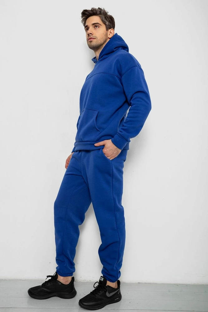 Купити Спортивний костюм чоловічий на флісі, колір синій, 238R029 - Фото №3