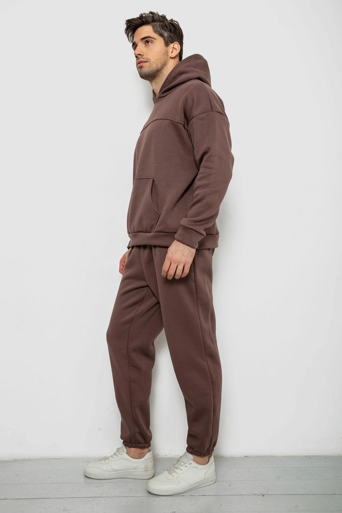 Купить Спортивный костюм мужской на флисе, цвет мокко, 238R029 - Фото №3