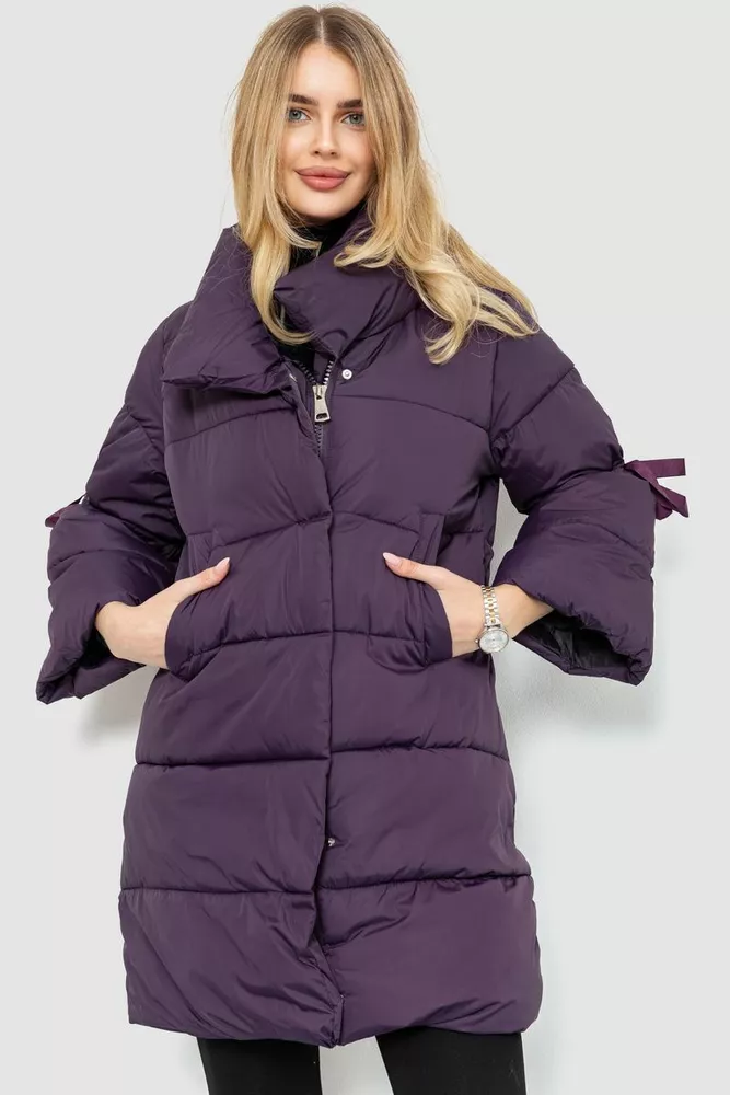 Купить Куртка женская демисезонная, цвет фиолетовый, 235R726 - Фото №1